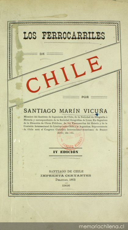 Los ferrocarriles de Chile