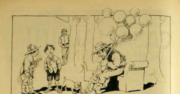 Caricatura de una plana, realizada para la Revista Zig-Zag