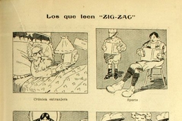 Caricatura "Los que leen Zig Zag"