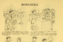 Caricatura "Boycoteo"
