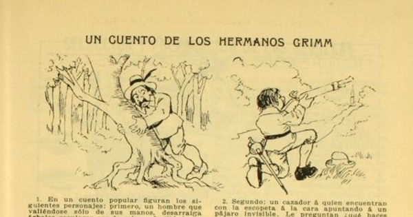 Ilustración "Un Cuento de los Hermanos Grimm"