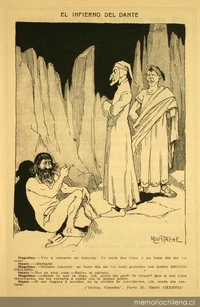 Ilustración "El Infierno del Dante"