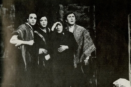 Representación de La remolienda, Compañía de Teatro de Comediantes y Pedro de la Barra, 1985