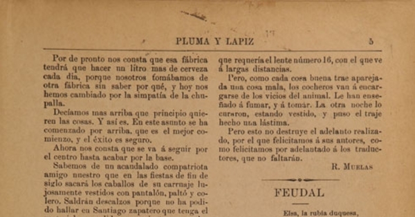 Pluma i Lápiz: n° 1-31 2 de diciembre a 30 de junio de 1901
