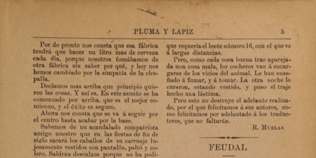 Pluma i Lápiz: n° 1-31 2 de diciembre a 30 de junio de 1901