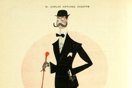 Caricatura Sr. Carlos Antúnez Cazotte