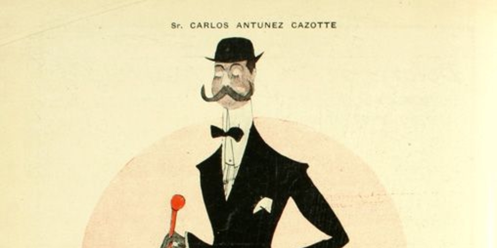 Caricatura Sr. Carlos Antúnez Cazotte