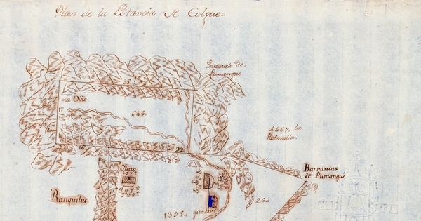 Plan de la Estancia de Colgue, 1793