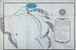 Plano de la Hacienda de Puangue perteneciente al finado Don Juan Antonio Ovalle, 1822