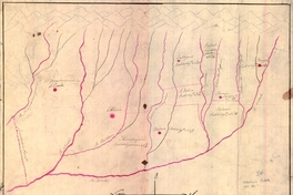 Zona entre los ríos Perquilauquén e Itata, con límites de subdelegaciones, 1835