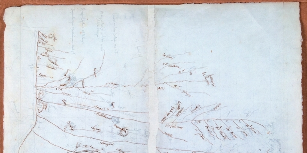 A rough plan of the land and harbour near the mouth of de RiverConcón, 1839