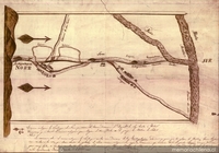 Camino antiguo de Santiago al Sur que sirve de de línea divisoria ..., 1850