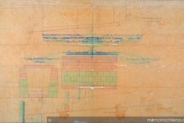 Plano proyecto desecación de las vegas comprendidas entre la Alameda y la Calle Nueva, La Serena, 1888