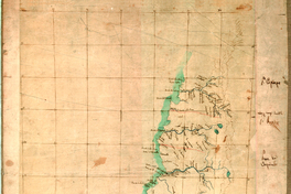 Mapa de Chile desde Copiapó a Chiloé, ca. 1840