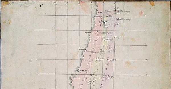 Geografía física de las provincias meridionales de Chile