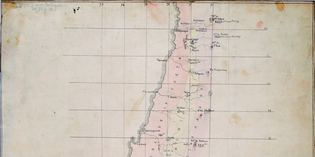 Geografía física de las provincias meridionales de Chile