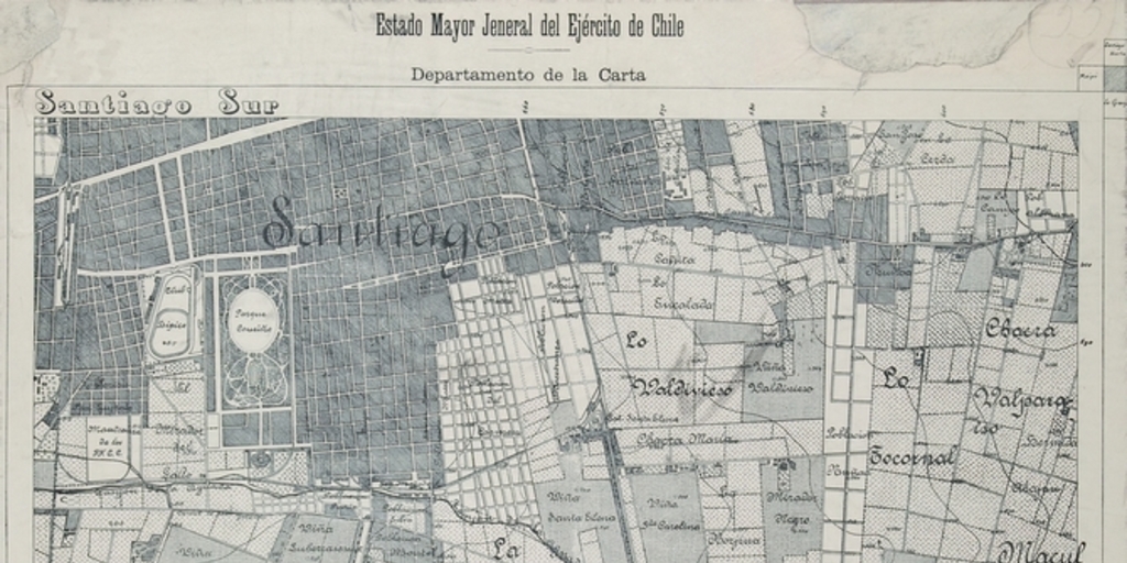 Santiago Sur [mapa]