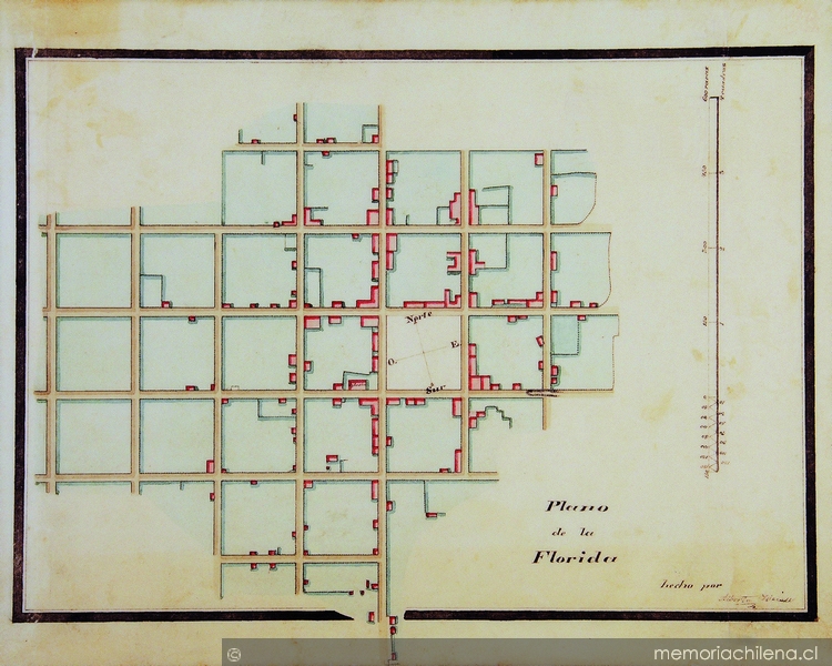 Plano de la Florida, 1855