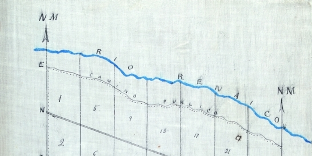 Hijuela entre los ríos Renaico y Malleco, Angol, 1874