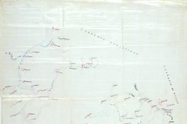 Croquis de los terrenos que ocupan los indígenas radicados por la comisión de títulos en octubre i noviembre, 1890