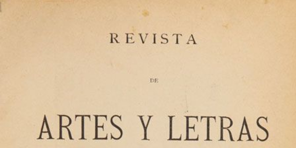 Revista de artes y letras: tomo 2, número 9, 15 de noviembre de 1884