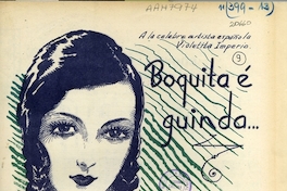 Boquita e guinda[música] : tonada chilena [para canto y piano]