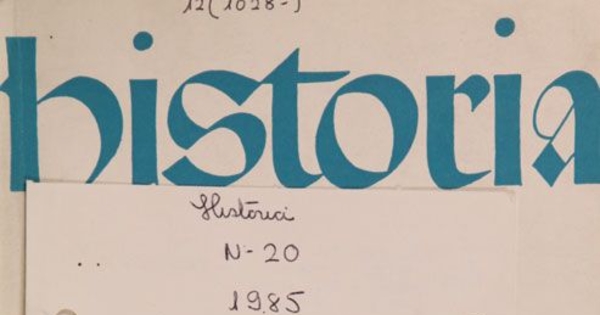 Historia: n° 20, 1985