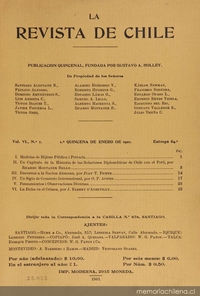 La Revista de Chile: tomo 6, 1901