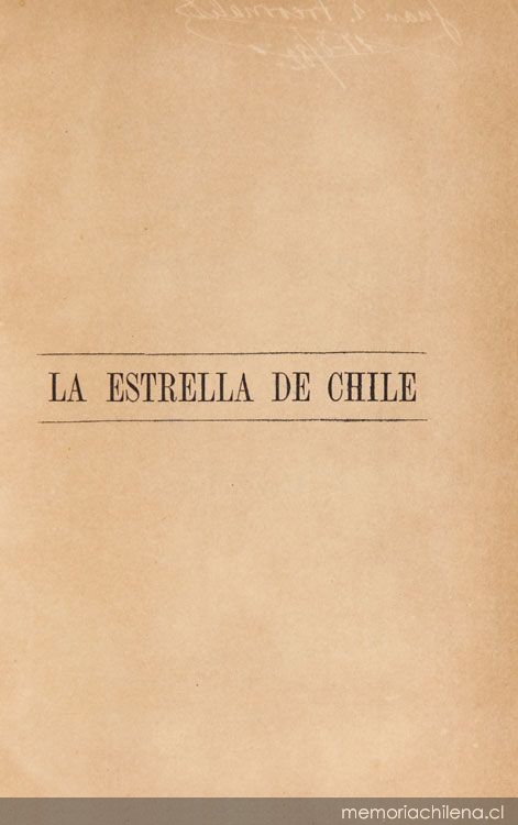 La Estrella de Chile: año 11, 1876