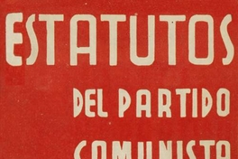 Estatutos del Partido Comunista de Chile