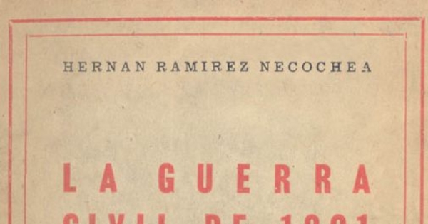 La guerra civil de 1891 : antecedentes económicos