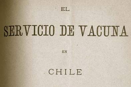 El servicio de vacuna en Chile