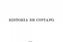 Historia de Copiapó