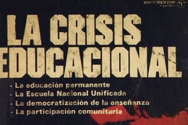 La crisis educacional