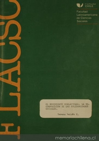 El movimiento poblacional : la recomposición de las solidaridades sociales