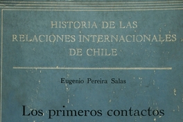 Los primeros contactos entre Chile y los Estados Unidos: 1778-1809