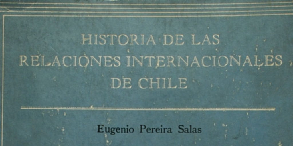 Los primeros contactos entre Chile y los Estados Unidos: 1778-1809