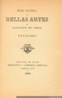 Catálogo : Museo Nacional de Bellas Artes de Santiago de Chile