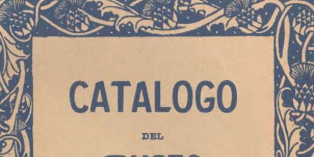 Catálogo general de las obras de pintura, escultura, etc. : Museo de Bellas Artes