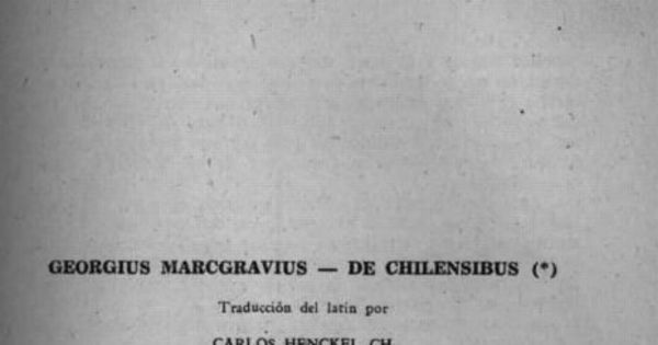 De Chilensibus