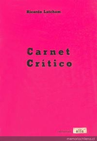 Carnet crítico : ensayos