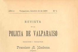 Alcoholismo, vagancia en Valparaíso