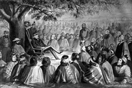Parlamento celebrado en Hipinco entre el coronel Saavedra y todas las tribus costinas y abajinas, representadas por sus principales caciques : 24 de diciembre de 1869