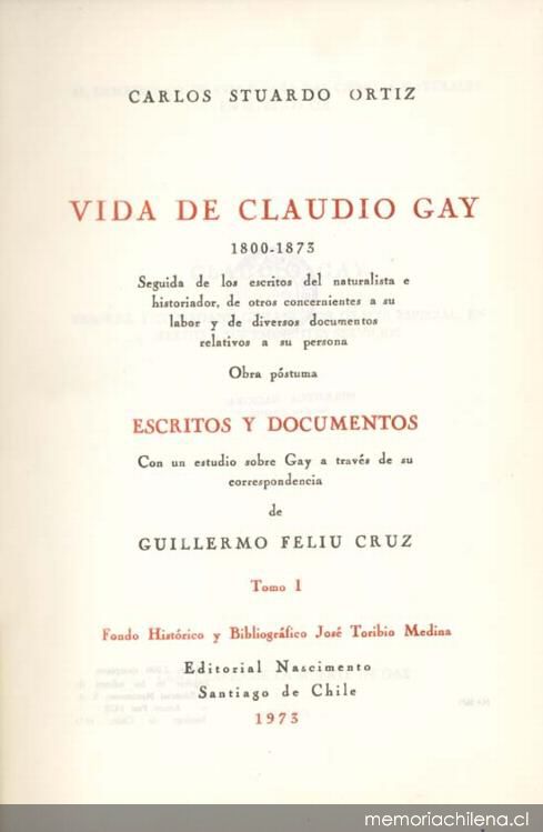 Claudio Gay y sus viajes en Chile