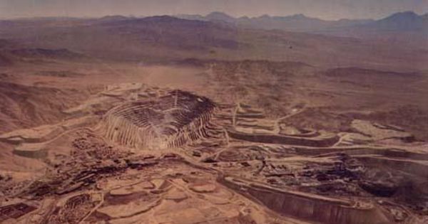 Vista aérea de Chuquicamata