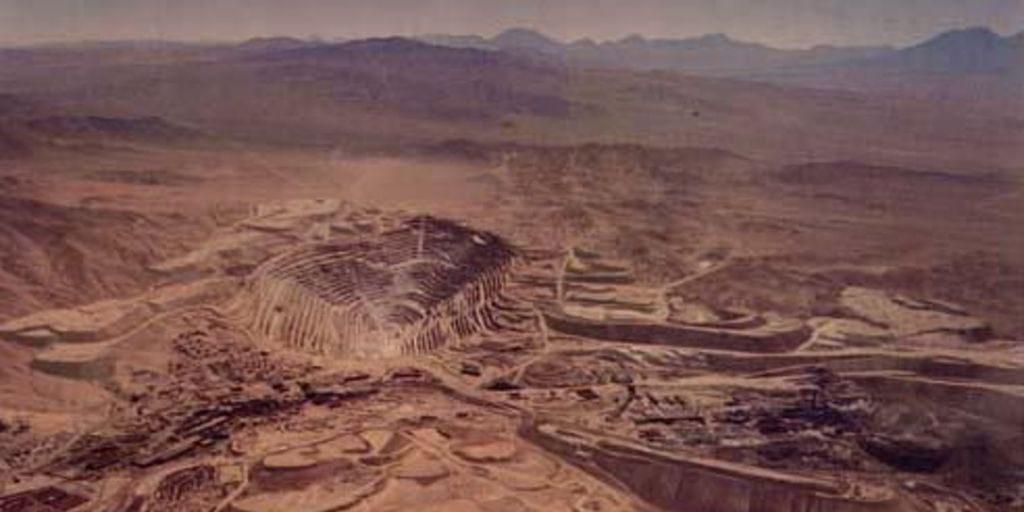 Vista aérea de Chuquicamata