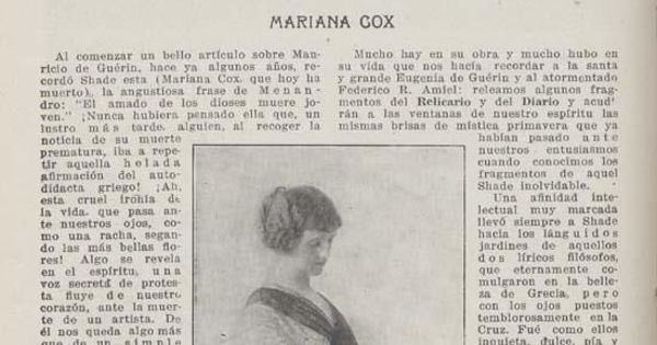 Mariana Cox