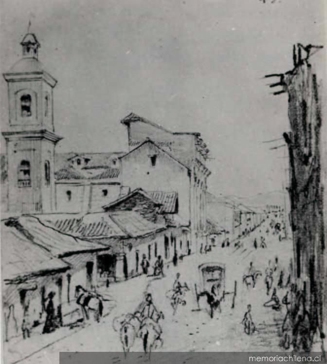 Calle de Santiago, siglo XIX