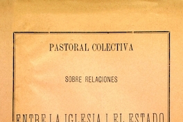 Pastoral colectiva sobre relaciones entre la Iglesia i el Estado