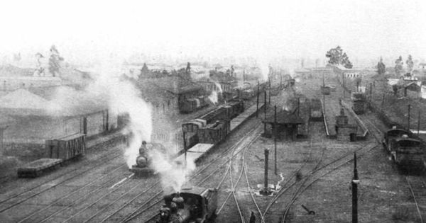 Estación de Victoria, hacia 1900